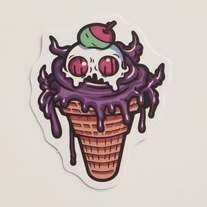 10/$10 Ice Cream Monster Sticker
